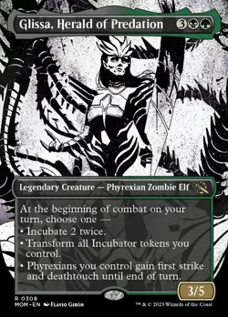Glissa, Herald of Predation - Foil - Showcase x1 - March of the Machine - NM-Min - Image 1