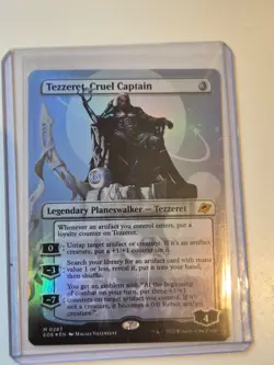 Tezzeret Cruel Captain Borderless Foil - Edge of Eternities EOE - Image 1