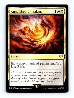 #265 2023 Tales of Middle-earth Commander LTC Anguished Unmaking Rare - Image 1