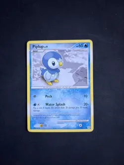Pokemon TCG Piplup Diamond Pearl 93/130 Regular Common Non Holo - LP+ - Image 1