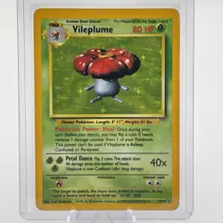 Pokemon Vileplume 15/64 Jungle Holofoil No Symbol Misprint Moderately Played - Image 1