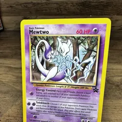 2000 Pokemon Promo Mewtwo Black Star Promo WoTC 12 - Image 5