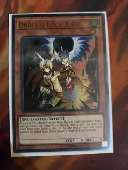 Ultimate Rare - Droll & Lock Bird - OP08-EN001 NM OTS Tournament Pack 8 - Image 1