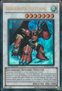 BERSERKER ROTTAME • (Junk) • Ultra R • EXVC IT037 • 1Ed • Very Good • Yugioh! - Image 1