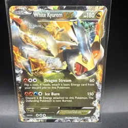 Pokemon Card White Kyurem Ex Bw63 Holo Black Star Promo - Image 1
