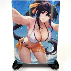 High School DxD Akeno Himejima Sexy Hot Anime Waifu Girl Goddess Story Art Card - Image 2