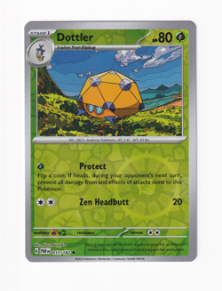 Dottler 011/182 Paradox Rift 2023 Reverse Holo Pokemon Card Near Mint NM - Image 1