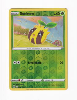 Sunkern 007/159 Crown Zenith 2023 Reverse Holo Pokemon Card Near Mint NM - Image 1