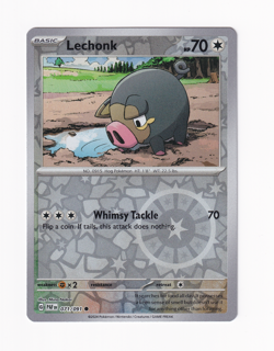 Lechonk 071/091 Paldean Fates 2024 Reverse Holo Pokemon Card Near Mint NM - Image 1