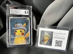 Pokemon Pikachu with Grey Felt Hat 085 Promo Card CGC 8.5 English PSA BGS TCG - Image 1