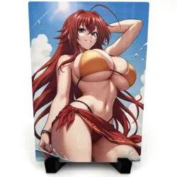 High School DxD Rias Gremory Sexy Bikini Anime Waifu Girl Goddess Story Art Card - Image 1