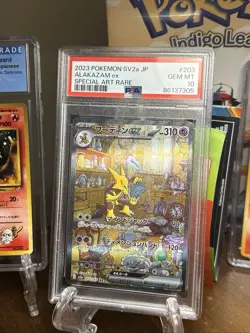 PSA 10 Alakazam ex SAR 203/165 Pokemon Card 151 sv2a Japanese. USA Seller ! - Image 3