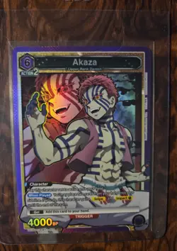Akaza SR Union Arena Demon Slayer Collectible Card UA05BT/KMY-1-052 English - Image 1