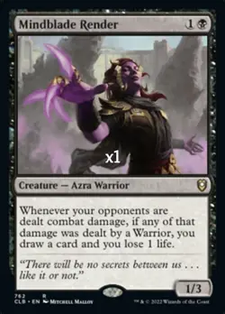 MTG Commander Legends: Battle for Baldur's Gate CLB Mindblade Render MINT - Image 1