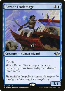 MTG Modern Horizons MH1 Bazaar Trademage MINT - Image 1