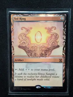 Kaladesh Sol Ring Masterpiece Invention Foil MTG - Image 1