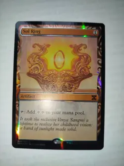 Kaladesh Sol Ring Masterpiece Invention Foil MTG - Image 2
