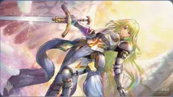 MTG Magic The Gathering Playmat Mat Serra Angel Hisashi Momose New From Japan - Image 1