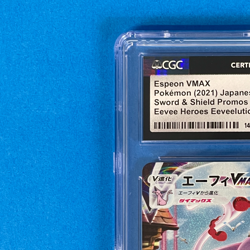 【FAST】 CGC 10 GEM MINT Espeon VMAX 189/S-P Eevee Heroes Japanese Pokemon Promo - Image 3