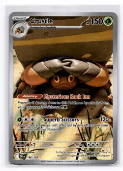Crustle SV10: Destined Rivals - Pokemon NM 186/182 - Image 1