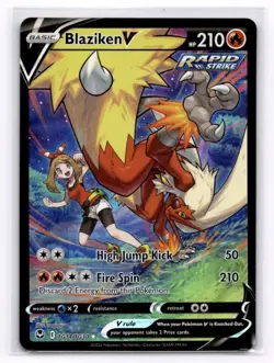 Blaziken V SWSH12: Silver Tempest Trainer Gallery - Pokemon NM TG14/TG30 - Image 1