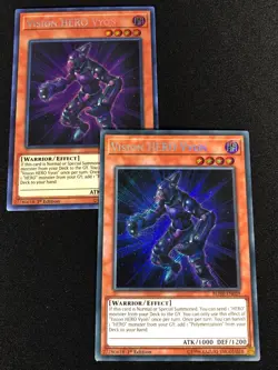 Yugioh Vision Hero Vyon BLHR-EN059 1st Secret x2 (NM) - Image 1