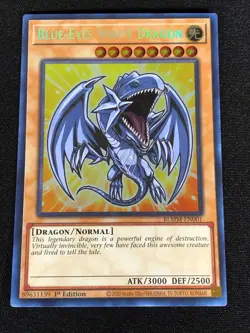 Yugioh Blue Eyes White Dragon BLMM-EN001 1st Secret (NM) - Image 1