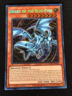 Yugioh Heart of the Blue-Eyes ROTA-EN004 1st Secret (NM) - Image 1