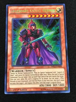 Yugioh Legendary Knight Hermos DRL2-EN008 1st Secret (NM) - Image 1