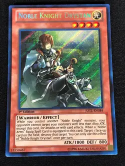 Yugioh Noble Knight Drystan JOTL-EN084 1st Secret (NM) - Image 1