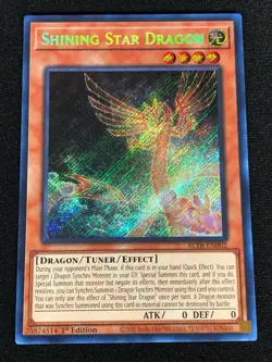 Yugioh Shining Star Dragon BLTR-EN002 1st Secret (NM) - Image 1