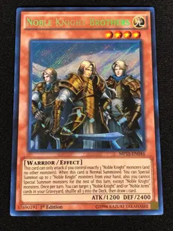 Yugioh Noble Knight Brothers MP15-EN046 1st Secret (NM) - Image 1