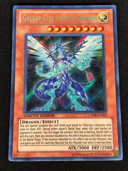 Yugioh Galaxy Eyes Photon Dragon CT08-EN003 Secret (NM) - Image 1