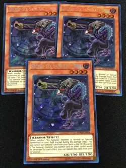 Yugioh Secret Six Samurai Doji SPWA-EN004 1st Secret x3 (NM) - Image 1