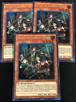Yugioh Secret Six Samurai Kizaru SPWA-EN005 1st Secret x3 (NM) - Image 1