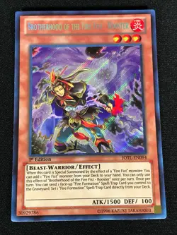 Yugioh Brotherhood of th Fire Fist Rooster JOTL-EN094 1st Secret (NM) - Image 1