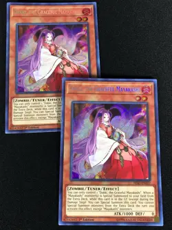 Yugioh Dakki The Graceful Mayakashi HISU-EN027 1st Secret x3 (NM) - Image 1