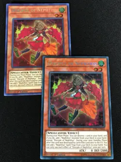 Yugioh Disciple of Nephthys HISU-EN002 1st Secret x2 (NM) - Image 1