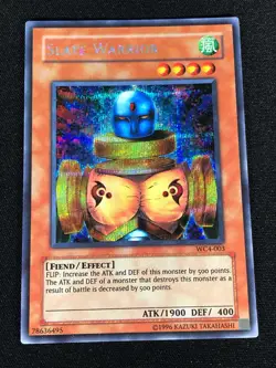 Yugioh Slate Warrior WC4-003 Secret (NM) - Image 1