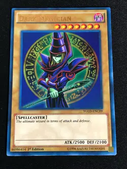 Yugioh Dark Magician YGLD-ENC09 1ST Ultra (NM) - Image 1