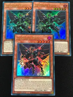 Yugioh Infernoid Piaty BLTR-EN062 1st Ultra X3 (NM) - Image 1