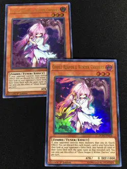 Yugioh Ghost Reaper & Winter Cherries DUPO-EN076 1st Ultra X2 (NM) - Image 1