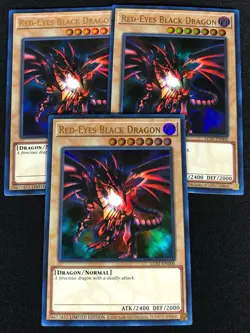 Yugioh Red-Eyes B. Dragon LC01-EN006 Ultra X3 (NM) - Image 1