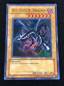 Yugioh Red-Eyes B. Dragon LOB-070 Ultra (NM) - Image 1