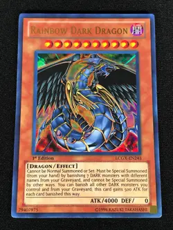 Yugioh Rainbow Dark Dragon LCGX-EN243 1st Ultra (NM) - Image 1