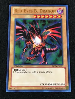 Yugioh Red Eyes B. Dragon LCJW-EN003 1st Ultra (NM) - Image 1