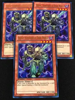 Yugioh Beige,Vanguard of Dark World LCJW-EN242 1st Ultra x3 (NM) - Image 1