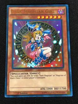 Yugioh Dark Magician Girl YGLD-ENB03 1st Ultra (NM) - Image 1
