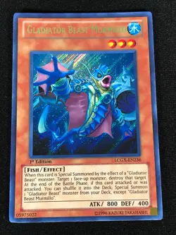 Yugioh Gladiator Beast Murmillo LCGX-EN236 1st SECRET (NM) - Image 1