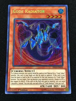 Yugioh Code Radiator FIGA-EN039 1st SECRET (NM) - Image 1